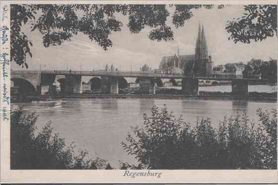 Почтовая карточка. REGENSBURG. Германия Полтава