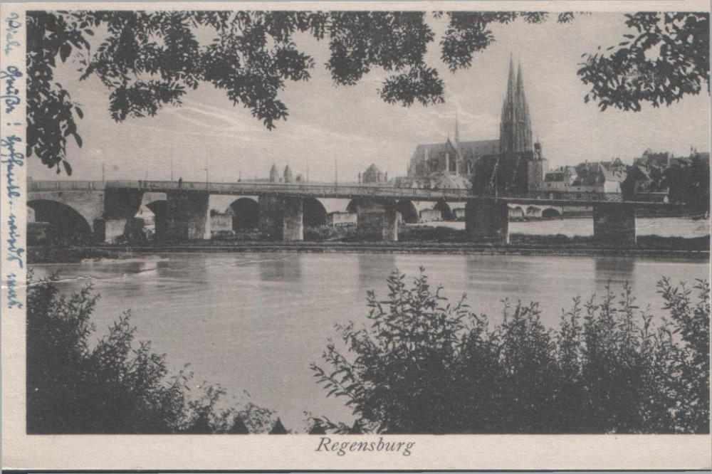 Почтовая карточка. REGENSBURG. Германия Полтава - изображение 1