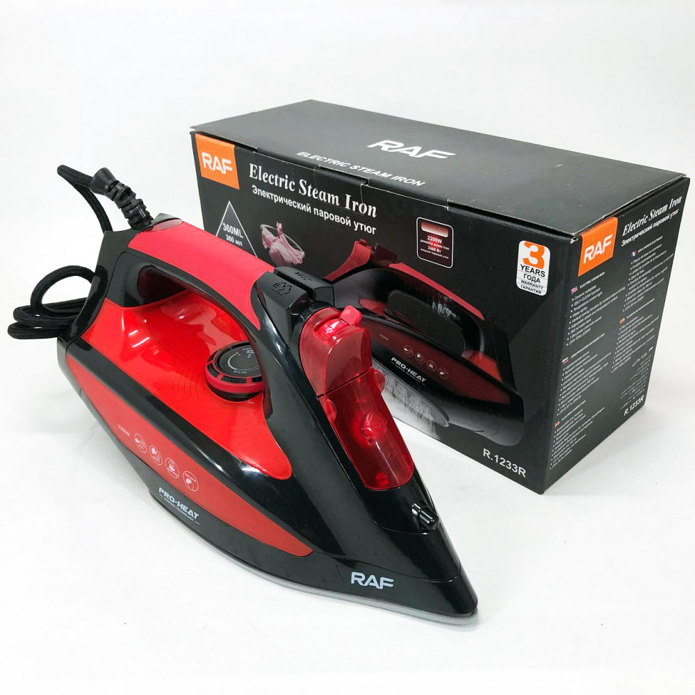 Домашня електрична праска RAF R.1233 2200 Вт, Електрична праска для прасування Парова для речей DG-99 Львів - фото 11