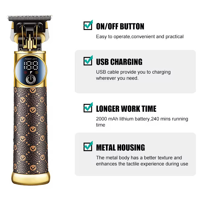 Машинка для стрижки від акб, Електромашинка для стрижки Машинка волосся бездротова IO-68 Івано-Франківськ - фото 7