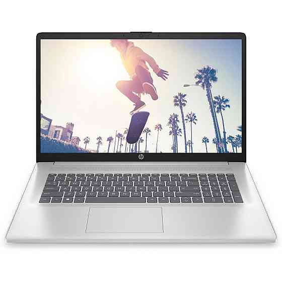 HP 17-cn4038ua 17.3" FHD IPS, 300n/Core 5-120U (5.0)/8Gb/SSD512Gb/Intel Gr/DOS/Сріблястий Вінниця
