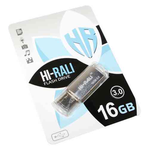 Флешка Hi-Rali 16GB Rocket series Silver, шт Київ