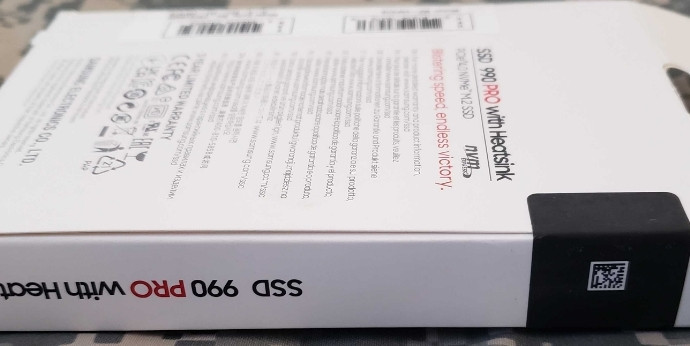 ОРИГИНАЛ!!! SSD Samsung 990 Pro with HEATSINK 2TB M.2 NVMe MZ-V9P2T0BW. Киев - изображение 4