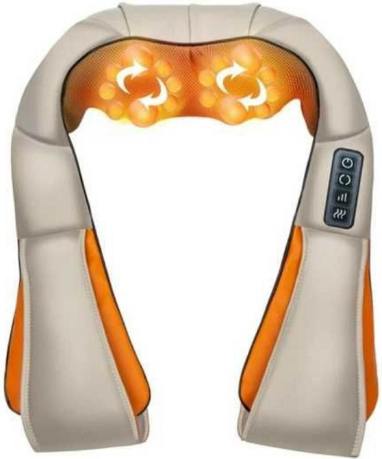 Массажер для шеи с подогревом Neck Kneading Воротничный массажер. Харьков - изображение 3