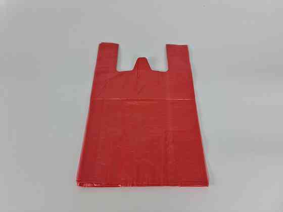 Майка п\э №27*47 Красная 12 мкр (200шт) (1 пачка) Харьков