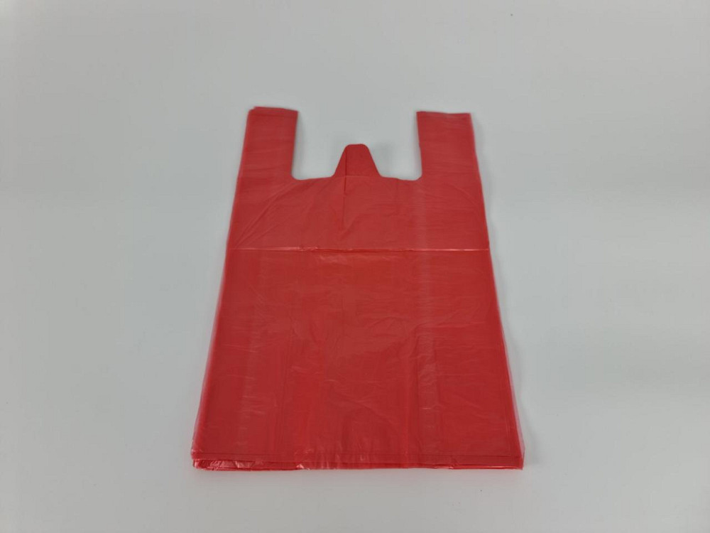 Майка п\э №27*47 Красная 12 мкр (200шт) (1 пачка) Харьков - изображение 2