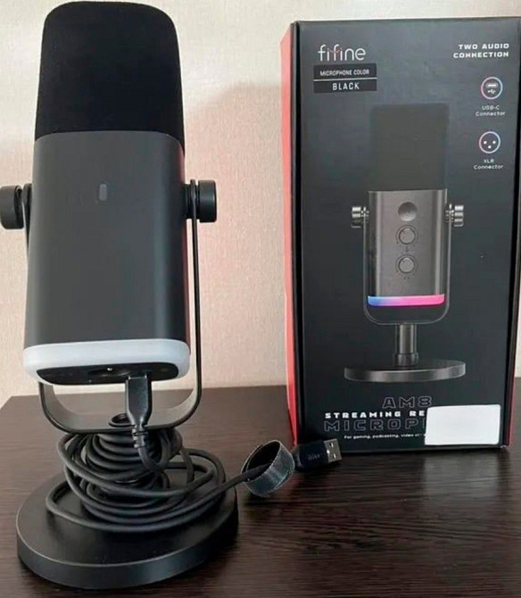 Мікрофон Fifine AM 8 для ігор, стрімінгу, подкастів ОРИГІНАЛ Киев - изображение 3