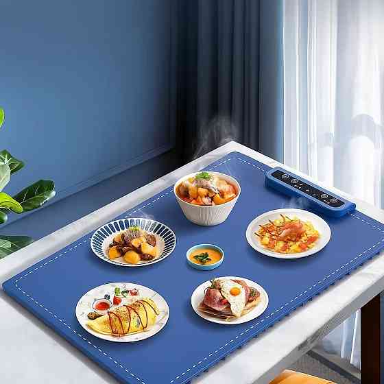 Коврик силиконовый на кухню для подогрева и размораживания пищи, напитков,готовых блюд детских бутылочек Каменец-Подольский