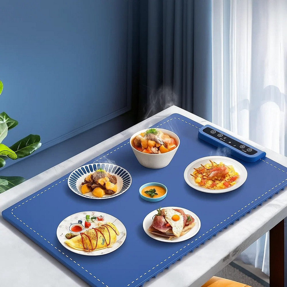 Килимок силіконовий на кухню для підігріву і розморожування їжі, напоїв, готових страв дитячих пляшечок Кам'янець-Подільський - фото 1