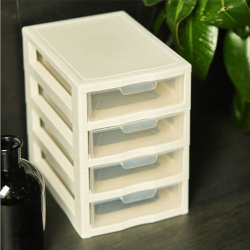 Органайзер універсальний на 4 шухляди біла троянда/прозорий Алеана Житомир - фото 3