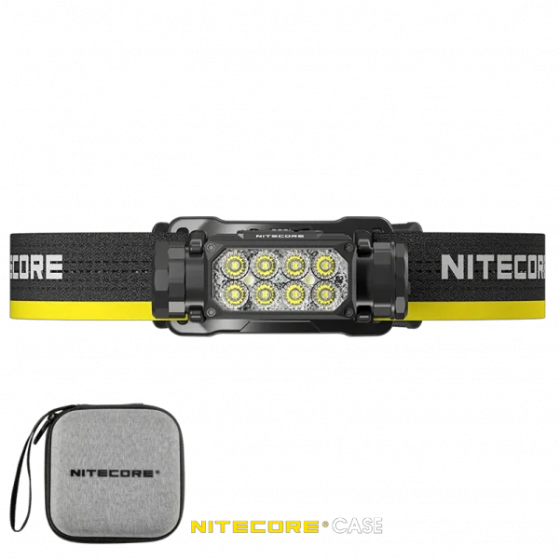 Налобный мощный фонарь Nitecore HC65 UHE USB Type-C 2000лм (Черный) Винница
