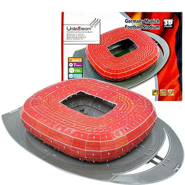 Пазли 3D стадіон Альянц Арена. модель “Allianz Arena” Тривимірний конструктор-головоломка Кам'янець-Подільський - фото 1