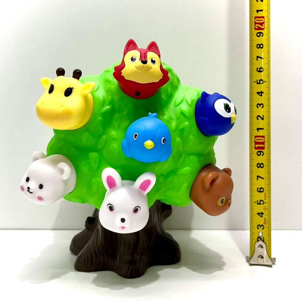 Сортер дерево з тваринами 10 в 1 гра з цифрами фігурки диких тварин (207) Чернигов - изображение 8