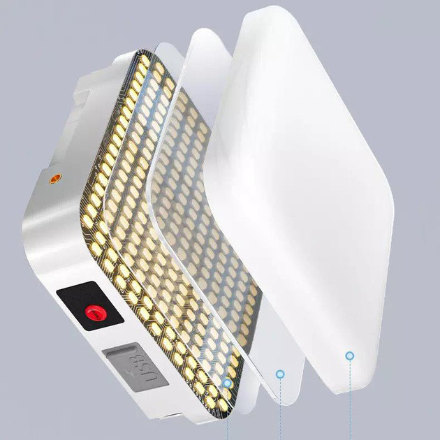 Фонарь кемпинговый DP-K7-100 солнечная панель Power Bank YP-21 Киев - изображение 2