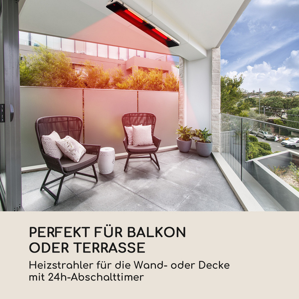 Вивчальний нагрівач Phantom Plus алюміній 800/1200/2400 Вт пульт дистанційного керування сірий (Німеччина, Рівне - фото 2