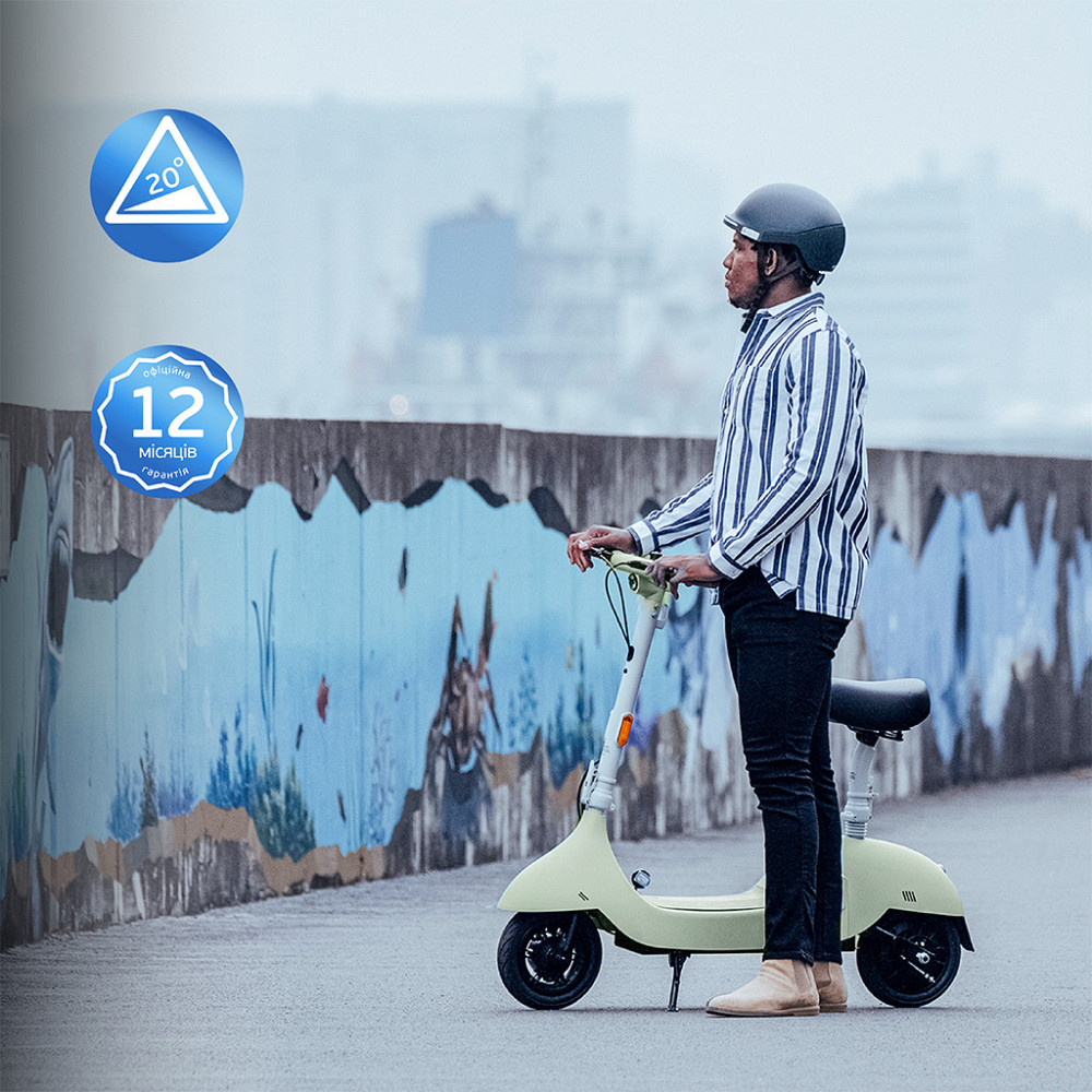 Электросамокат с сиденьем OKAI Ceetle PRO Mint Green Киев - изображение 9