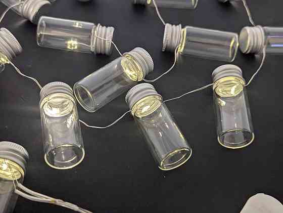 Гірлянда "Баночки" 20Led 1.3м на батарейках Луцьк