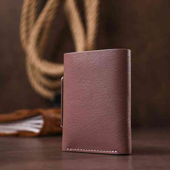 Чудове жіноче портмоне Рожевий (GRANDE PELLE) Київ