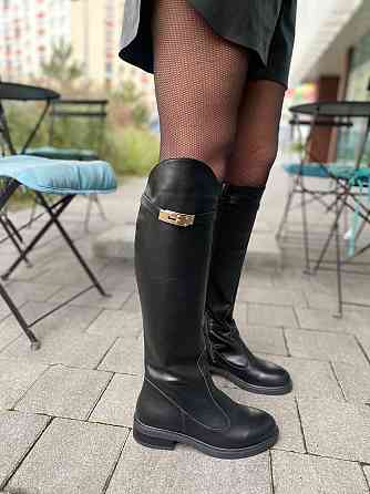 Mermaid Чоботи жіночі Mermaid 2227 чорні (осінь-весна, шкіра натуральна) (6050) 36 Коломия