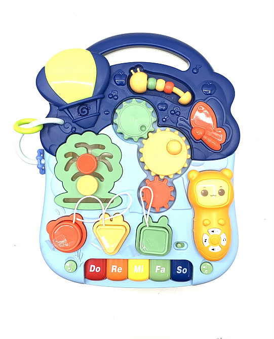 Ходунки каталка Limo Toy 2 в 1 Веселий бізіборд ігровий столик Вид 3 (M 5473 AB) Чернігів - фото 6