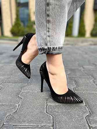 Seastar Туфлі жіночі SEASTAR чорні еко-замша 37р.-24см. 38р.-24.5см. 39р.-25см. (LE016P 1922) Коломыя