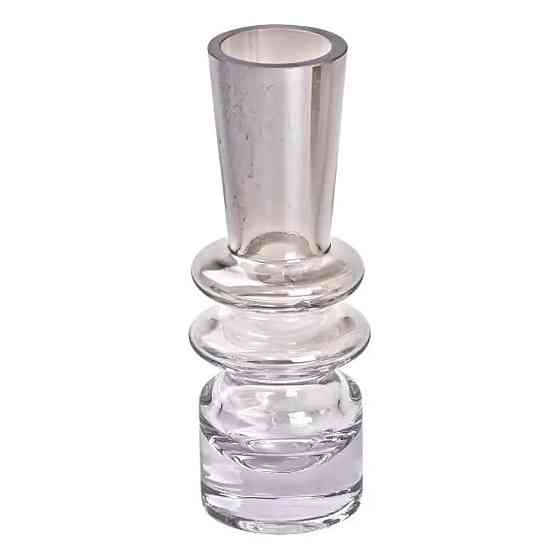 Flower Season Ваза скляна декоративна 19.5 см у скандинавському стилі для квітів та інтер'єру 2 Коломия