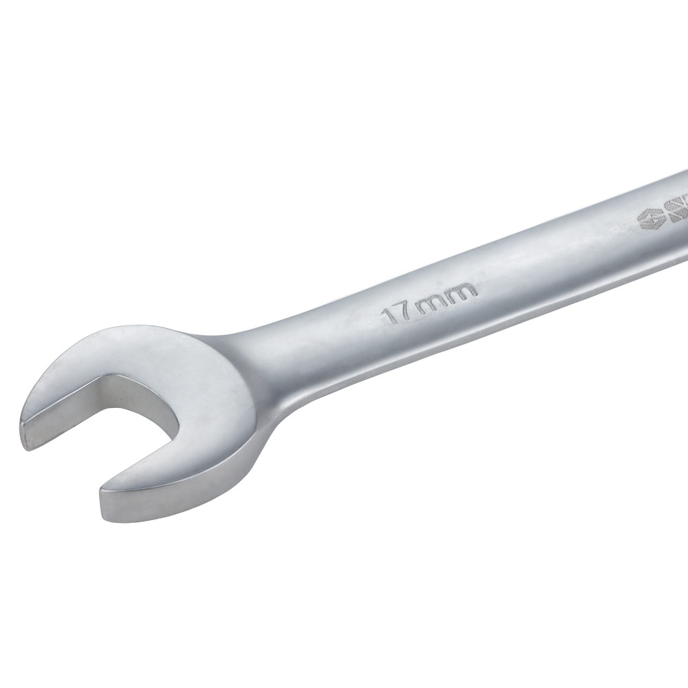 Sigma Ключ рожково-накидной трещоточный 17мм CrV SIGMA (6022171) Коломия - фото 5