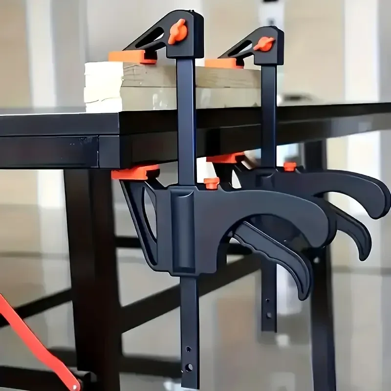 Одноручна F-образна струбцина 4" для столярних робіт Київ - фото 4