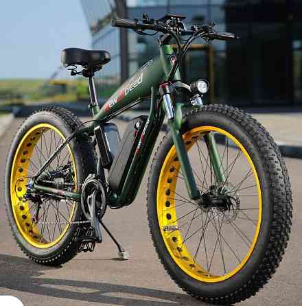 ТОП 2026! Фэтбайк 1000W 48V 13Ah Электровелосипед с жирными колёсами. Харьков