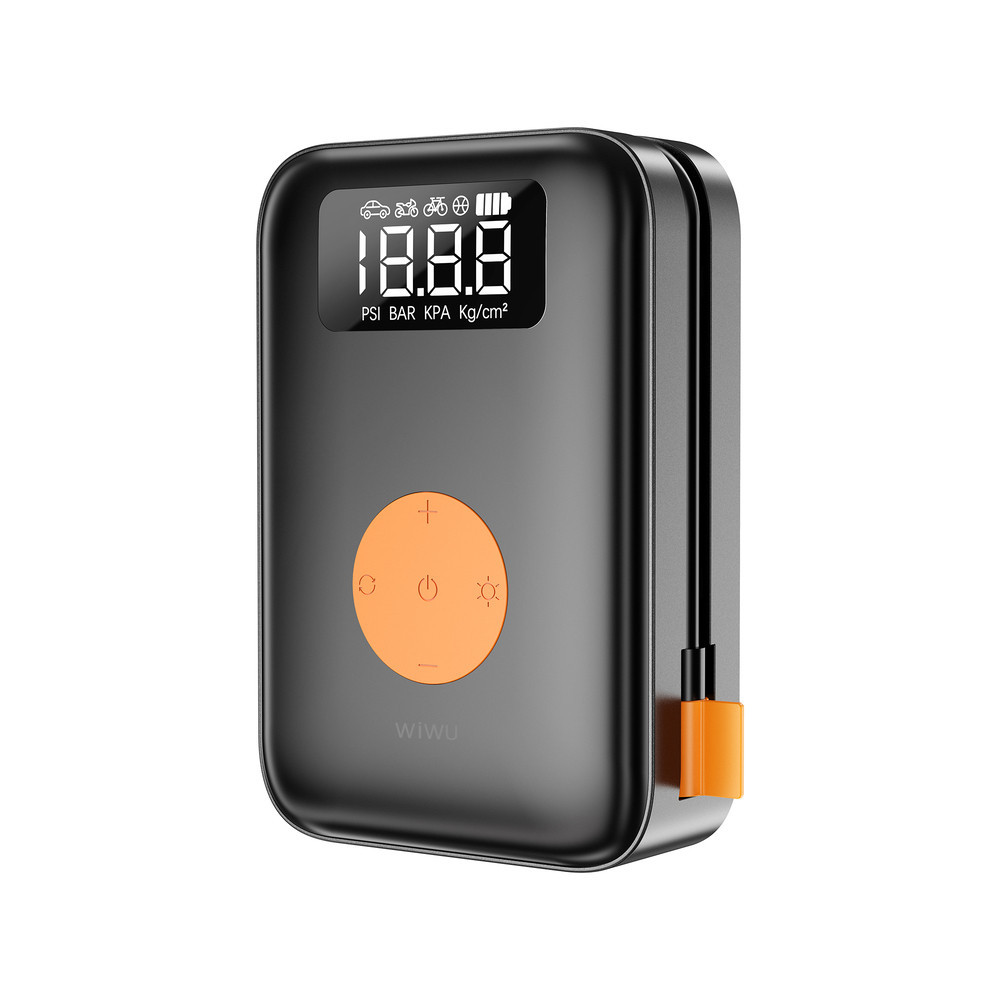 Автомобільний насос WIWU Portable Cordless Tire inflator Wi-Ai003 Black Одеса - фото 1