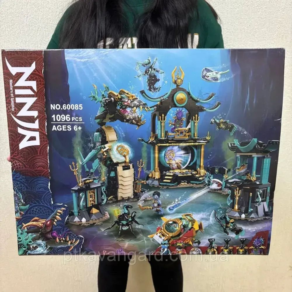Конструктор Ninjago 60085 підводний храм 1096 деталей з фігурками Хмельницький - фото 1