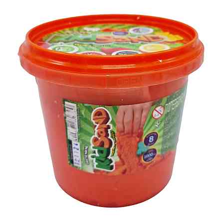 Набір креативної творчості "Кінетичний пісок" KidSand" KS-01-01 відро 1000г Помаранчевий Вінниця