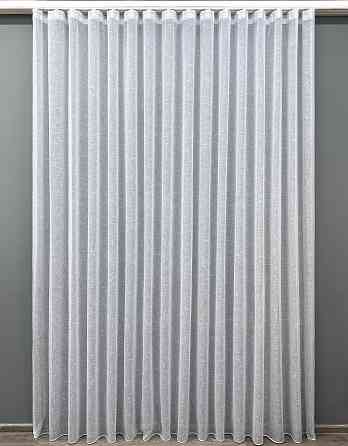 Тюль VR-Textil 1981т Лен однотонный Белый 400х270 см (42-1040) Киев