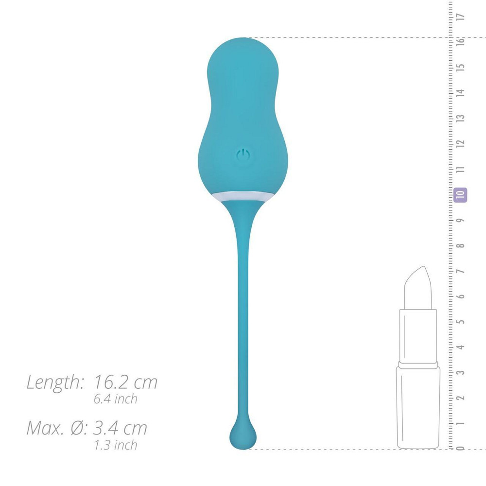 Віброяйце Cala Azul – Elena Vibrating Egg With Remote Control, 10 режимів, пульт ДК Sex Aura Київ - фото 7