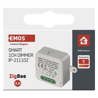 Модуль управління розумним будинком EMOS H5107 ZigBee 3.0 1-Channel Dimmer (H5107) Вінниця - фото 3