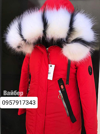 Женская зимняя куртка парка с мехом овчина. 42-44р Киев - изображение 7