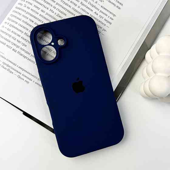 Чохол для смартфона Silicone Full Case AA Camera Protect for Apple iPhone 16 39,Navy Blue Київ