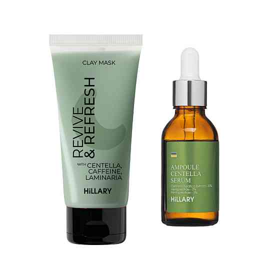 Набір для миттєвого відновлення та зменшення набряків Hillary Instant Freshness & Puffiness Relief Kit Київ