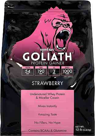 Гейнер Syntrax Goliath 5.4 kg (Strawberry) Луцк
