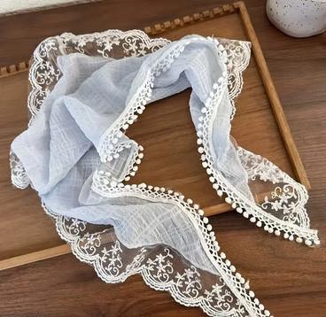 Косынка женская на лето голубая Киев - изображение 2