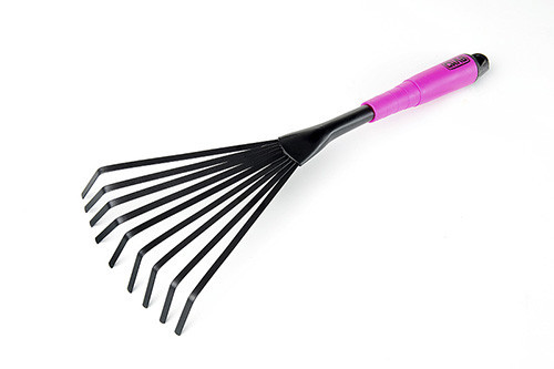 Граблі Віялові пластиковою рукояткою СИЛА Київ - фото 1