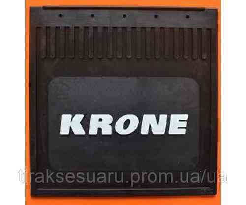 Брызговик с надписью Krone 400х400 рельефная надпись Брызговик резиновый 400х400 Krone  рельефная надпись Луцк