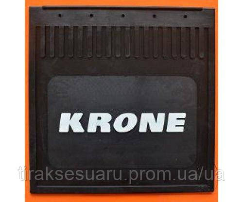 Брызговик с надписью Krone 400х400 рельефная надпись Брызговик резиновый 400х400 Krone  рельефная надпись Луцк - изображение 1