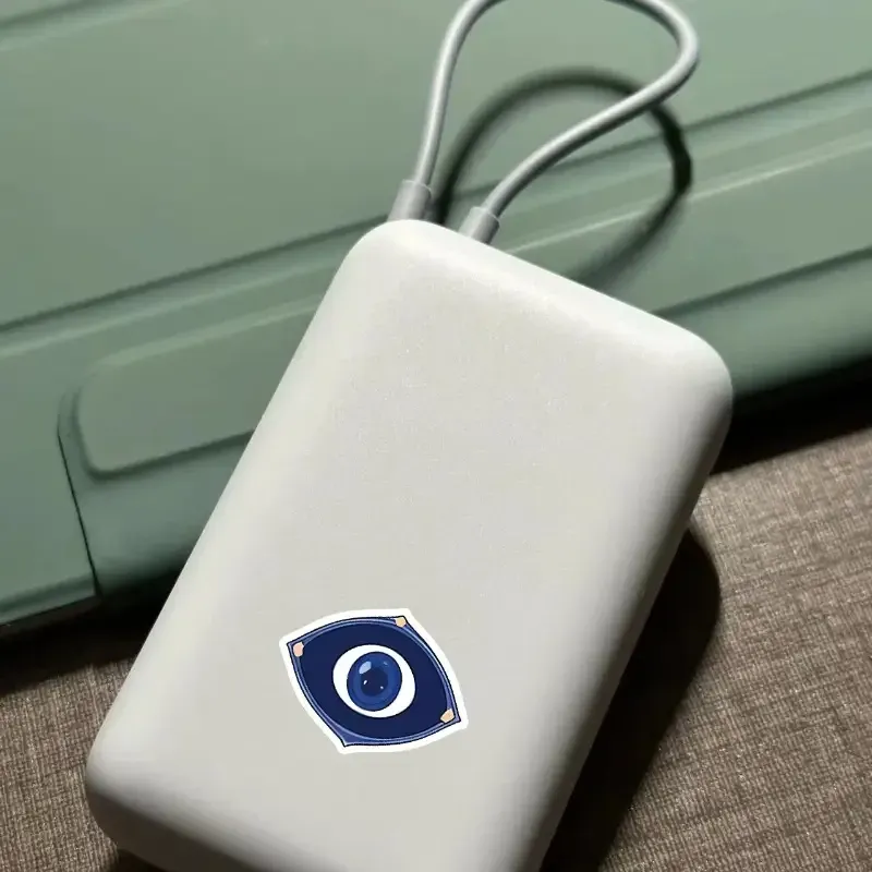 Набір стікерів “Зле око” 50 шт — обереги синього кольору для декору, ноутбука, гітари, валізи Київ - фото 7