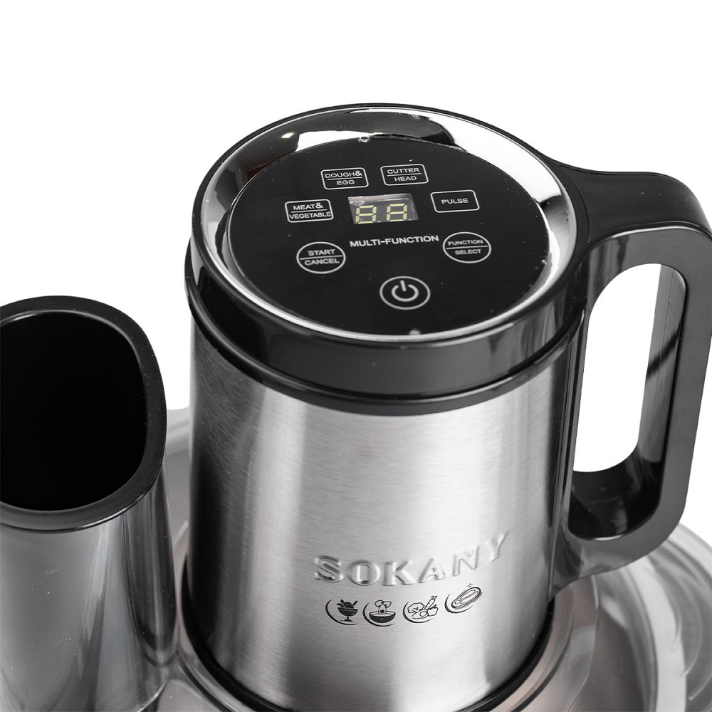 Sokany Чопер подрібнювач кухонний електричний 800 Вт з чашею на 3,5 літра м'ясорубка Sokany SK- Коломия - фото 3
