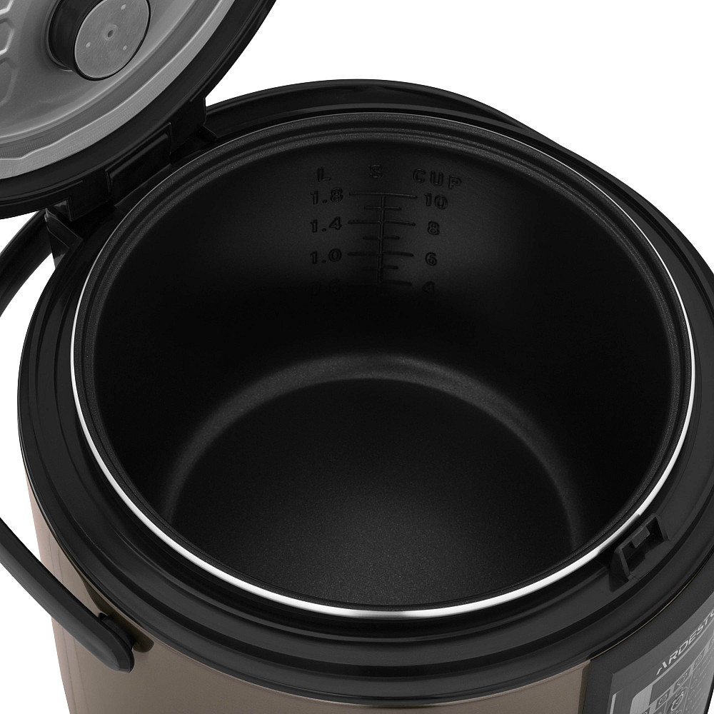 Мультиварка ARDESTO, 860Вт, чаша-5л, електронне керув., метал/пластик, бронзовий Киев - изображение 7