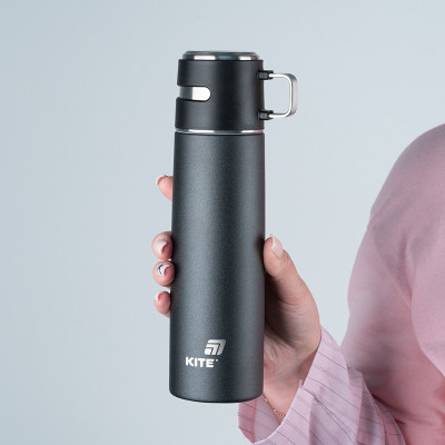 Термос Kite 500 мл чорний (K25-1224-1) Винница - изображение 5