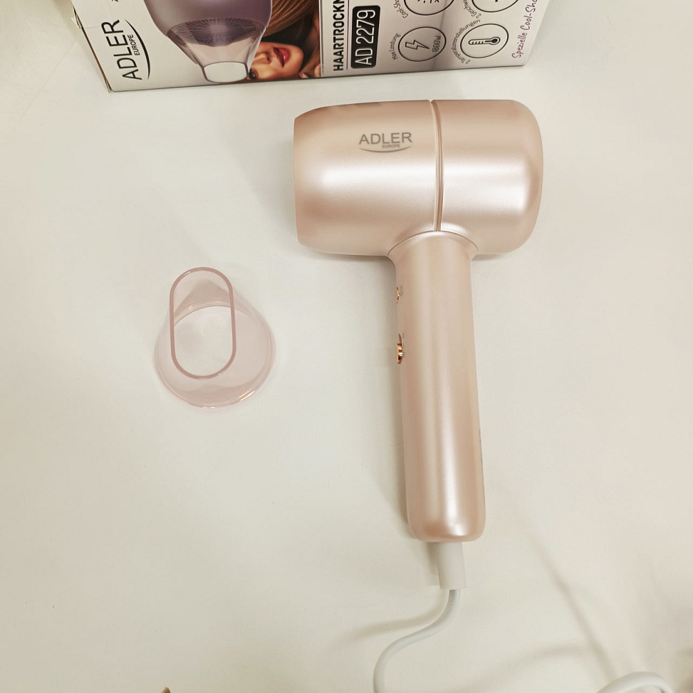 Фен для волос с холодным обдувом Adler, Фен с холодным и теплым режимами Электрофен насадками MO-22 Львов - изображение 2