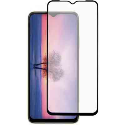 Стекло защитное Dengos Full Glue Oppo A17 black frame (TGFG-254) Винница