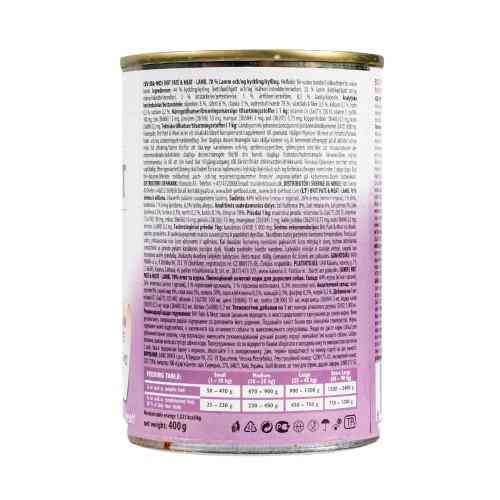 Корм влажний Brit Care Pate and Meat для дорослих собак з ягням 400 г Київ